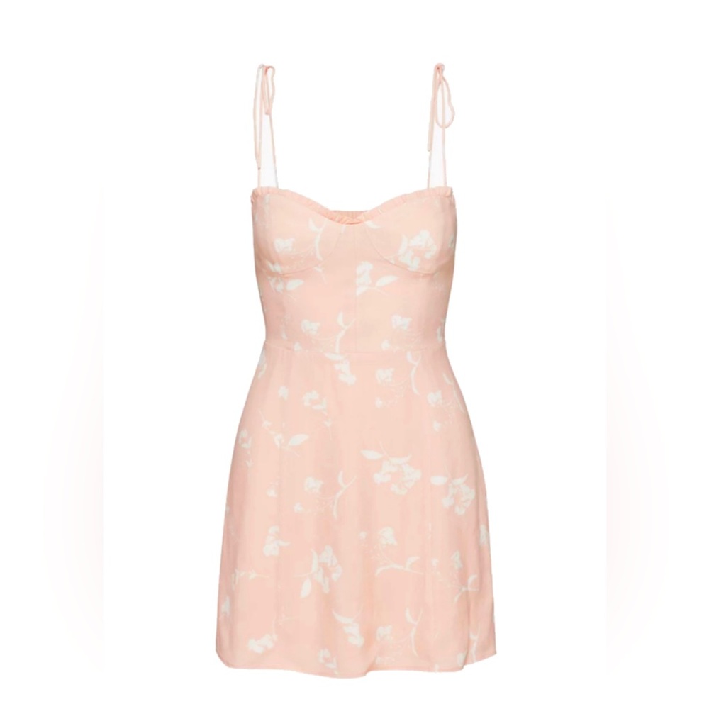 Aritzia Wilfred Fable Dress #100302 Coral blush/light birch Size 0
